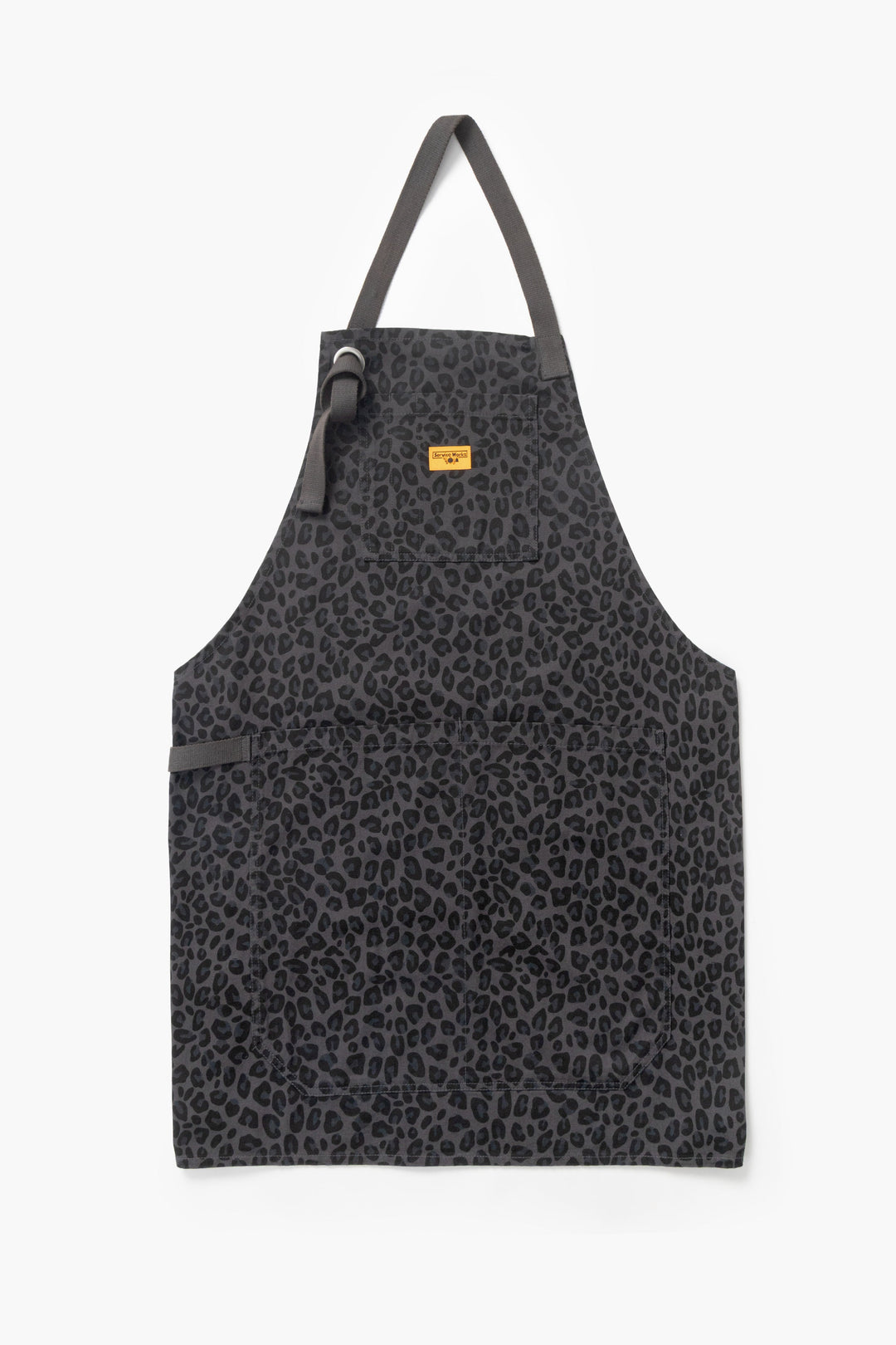 Service Works -  Patterned Apron - Black Leopard