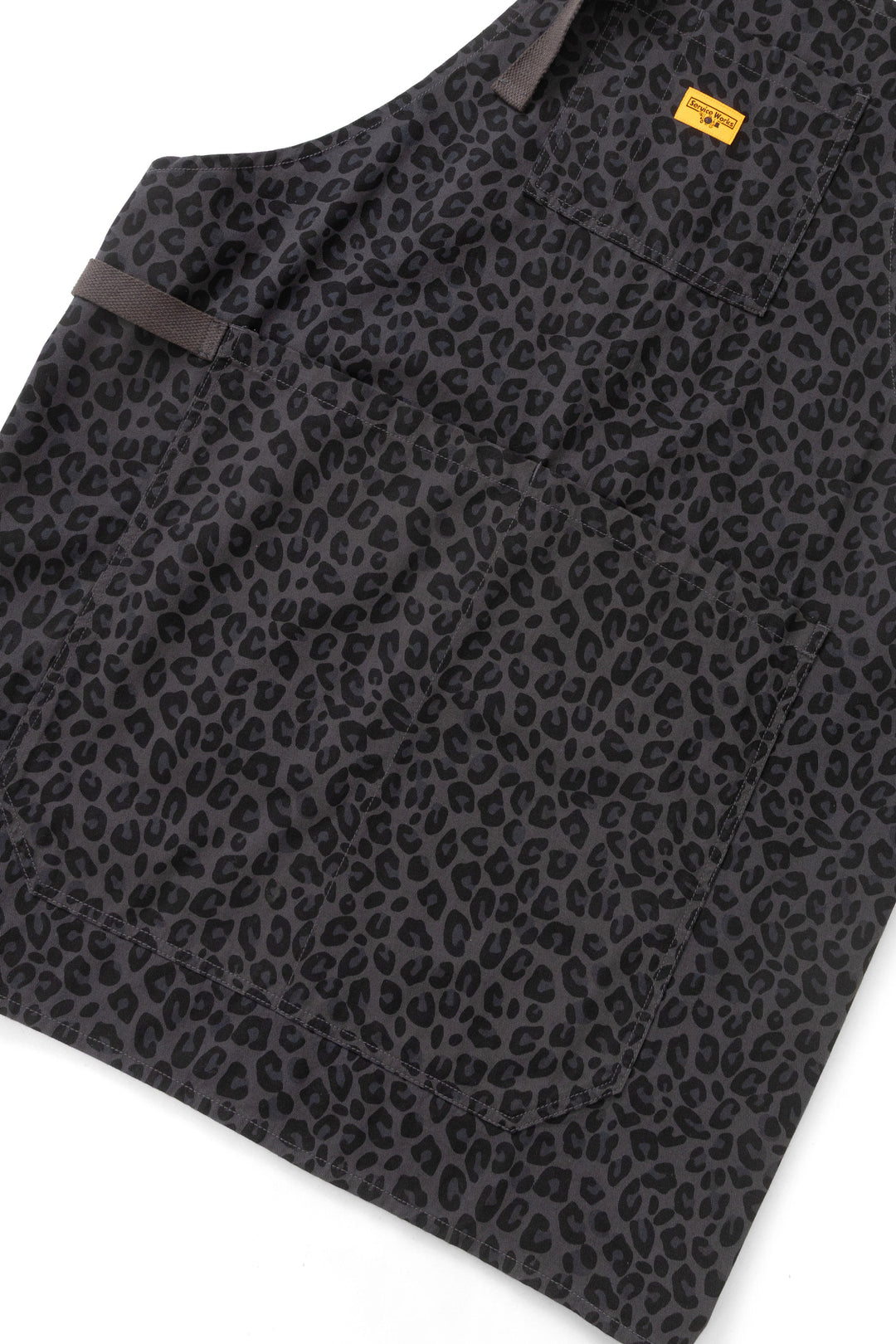 Service Works -  Patterned Apron - Black Leopard