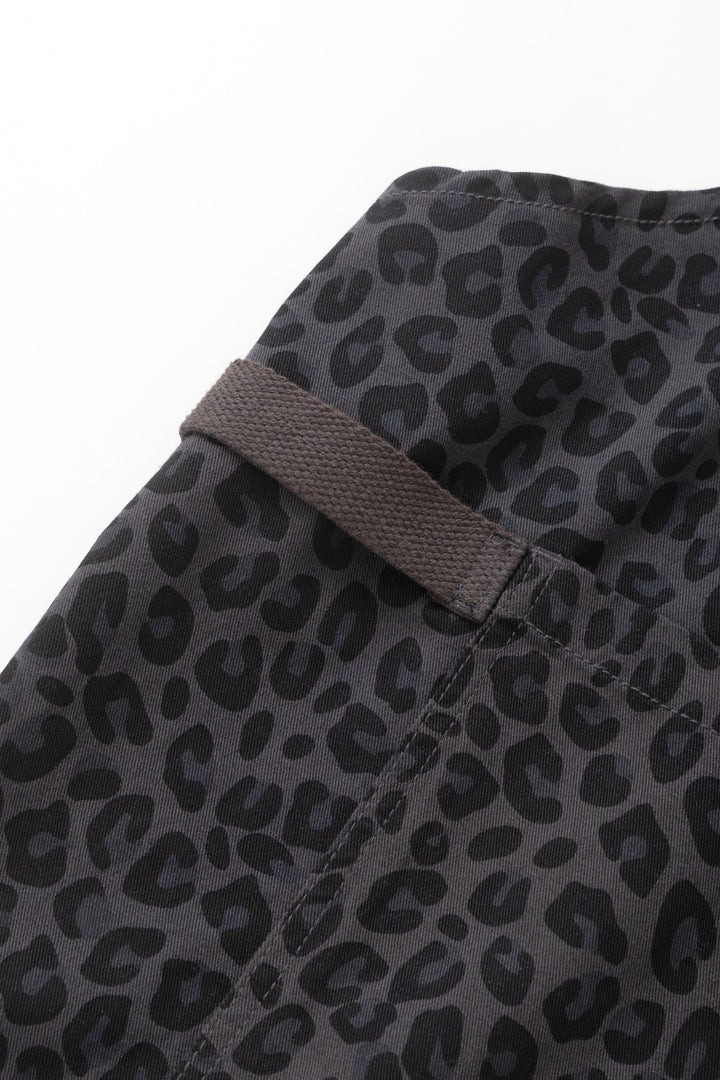 Service Works -  Patterned Apron - Black Leopard