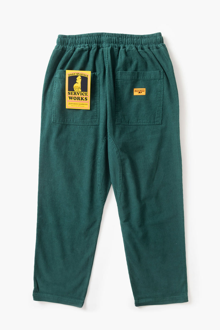 Service Works - Fine Cord Chef Pants - Green