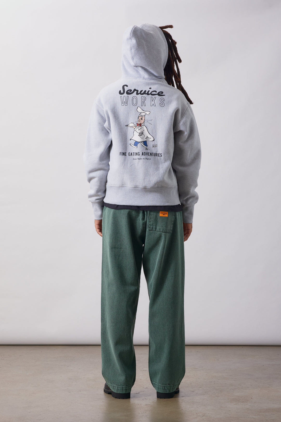 Service Works -  Eating Adventures Hoodie - Heather Grey