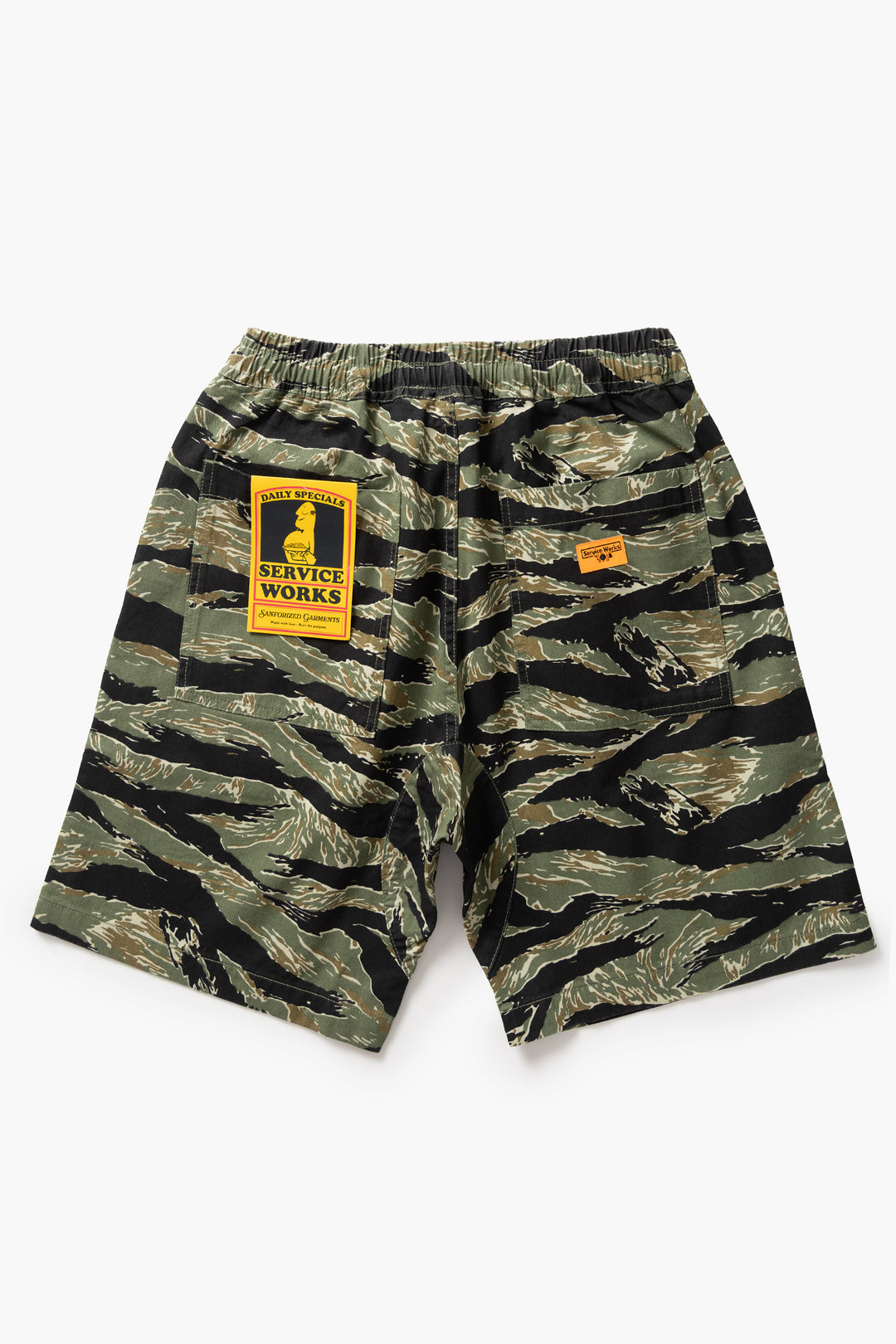 Service Works - Patterned Chef Shorts - Tiger Stripe