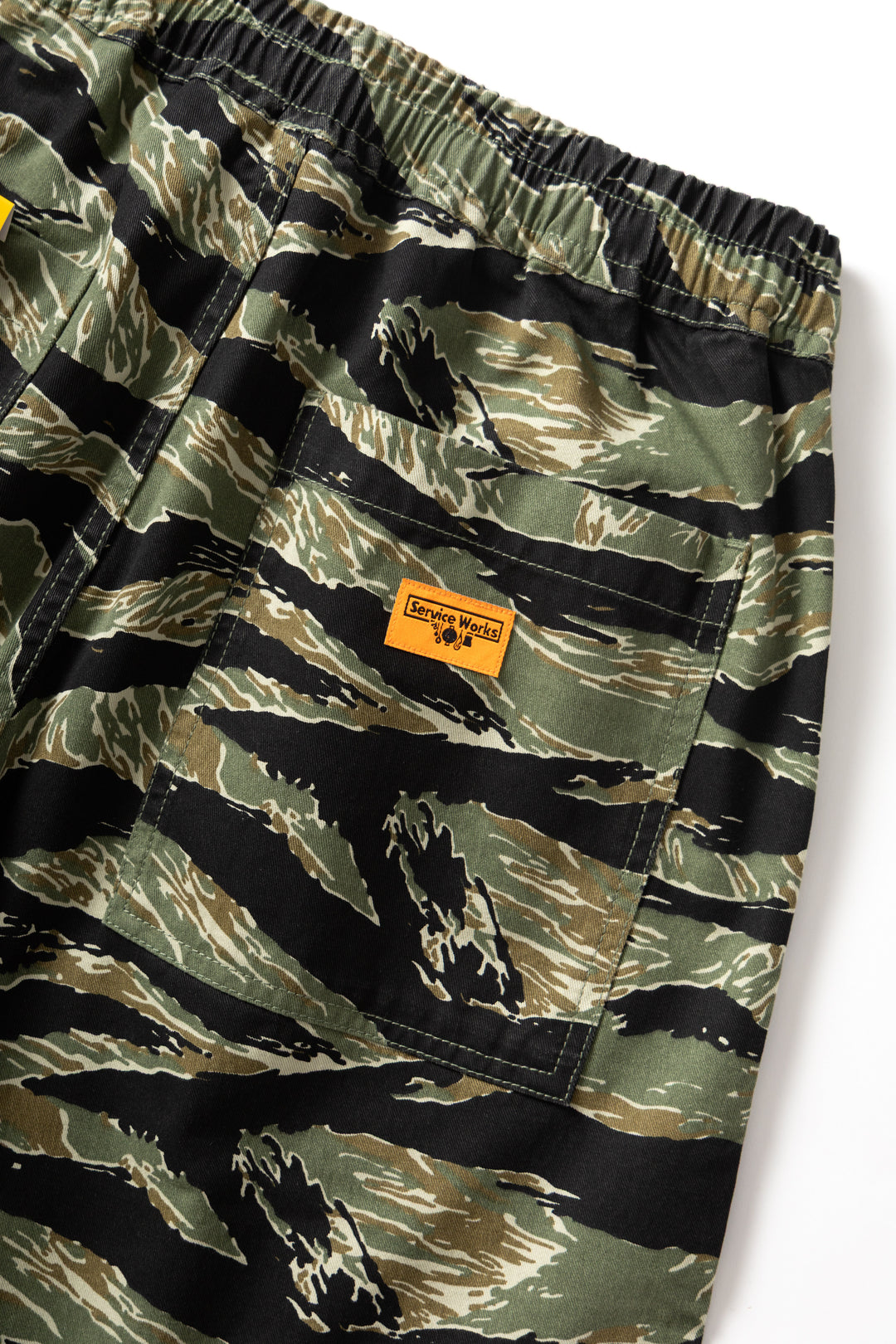 Service Works - Patterned Chef Shorts - Tiger Stripe