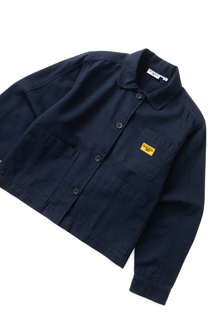 Service Works - Women's Cropped Work Jacket - Dark Navy
