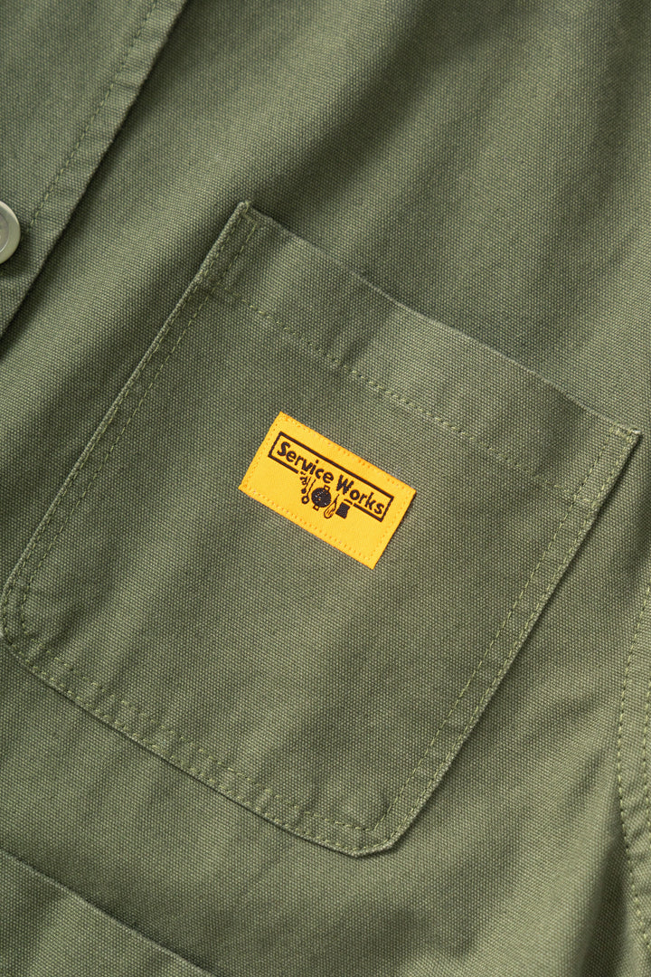 Service Works - Women's Cropped Work Jacket - Olive