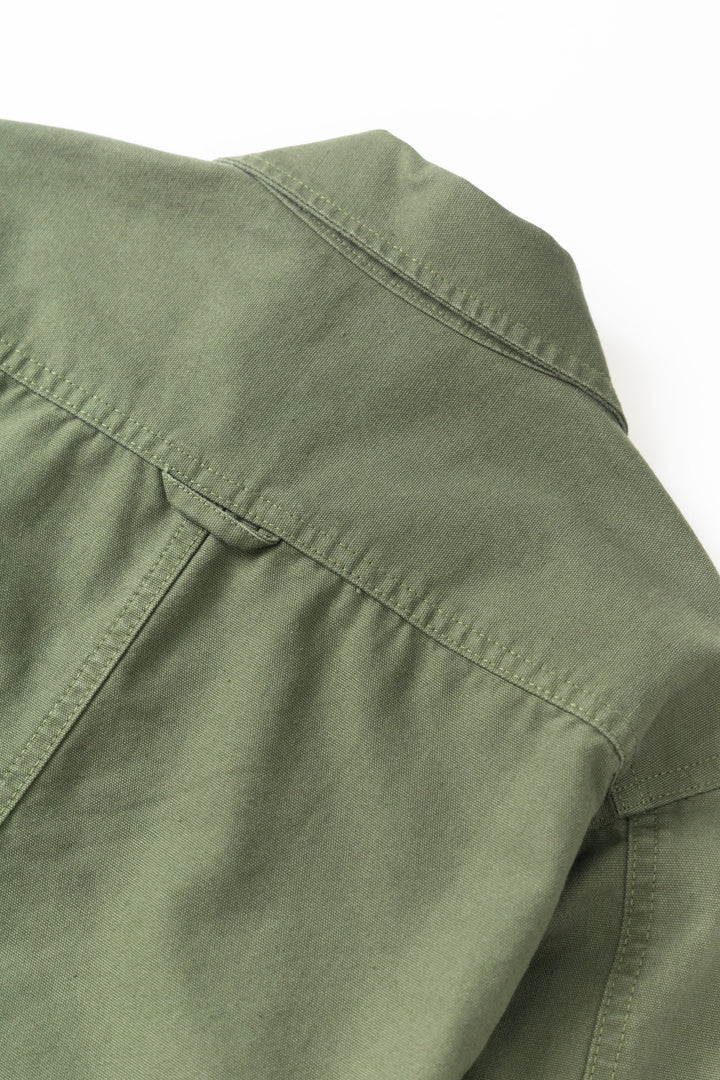 Service Works - Women's Cropped Work Jacket - Olive
