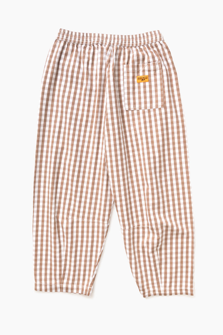 Service Works - Women's Barrel Pants - Brown Gingham