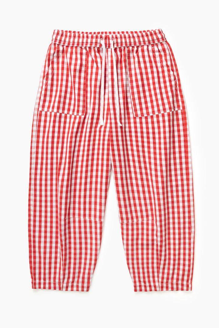 Service Works - Women's Barrel Pants - Red Gingham
