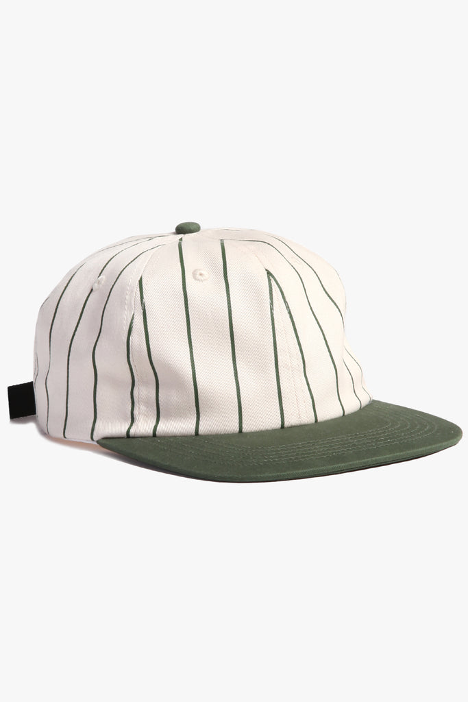 Power House - Perfect 6-Panel Cap - Striped Green