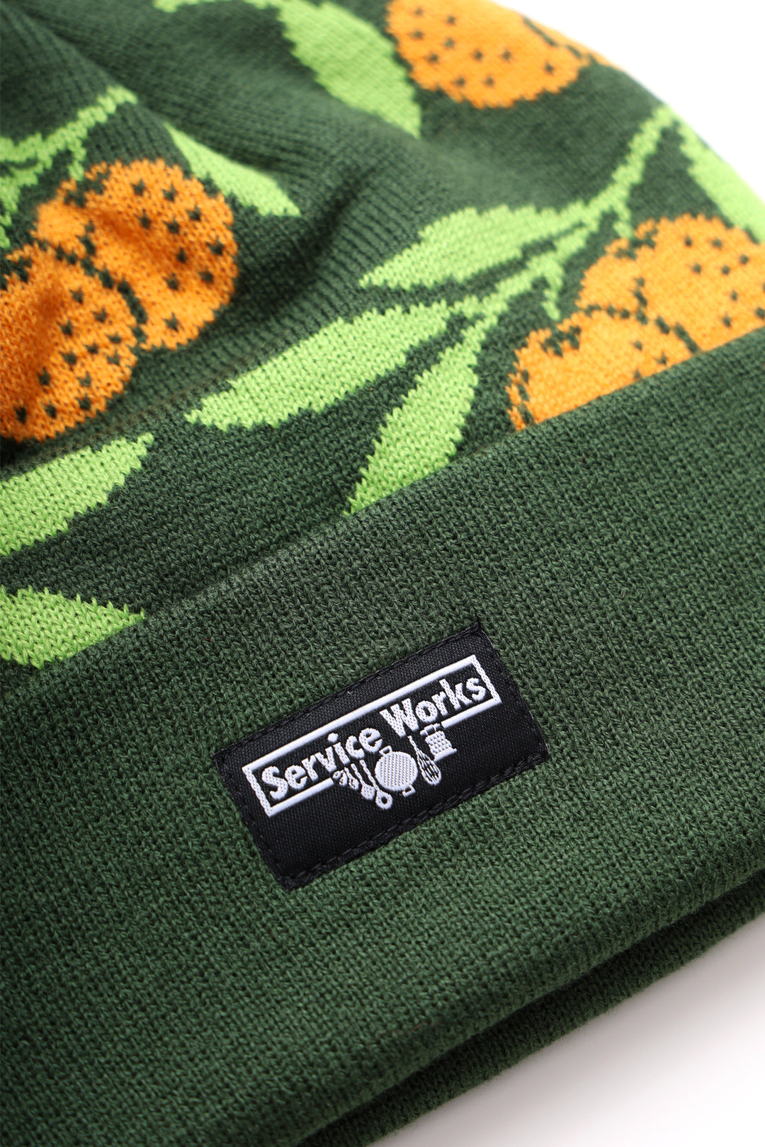 Service Works - Clementine Jacquard Beanie - Forest