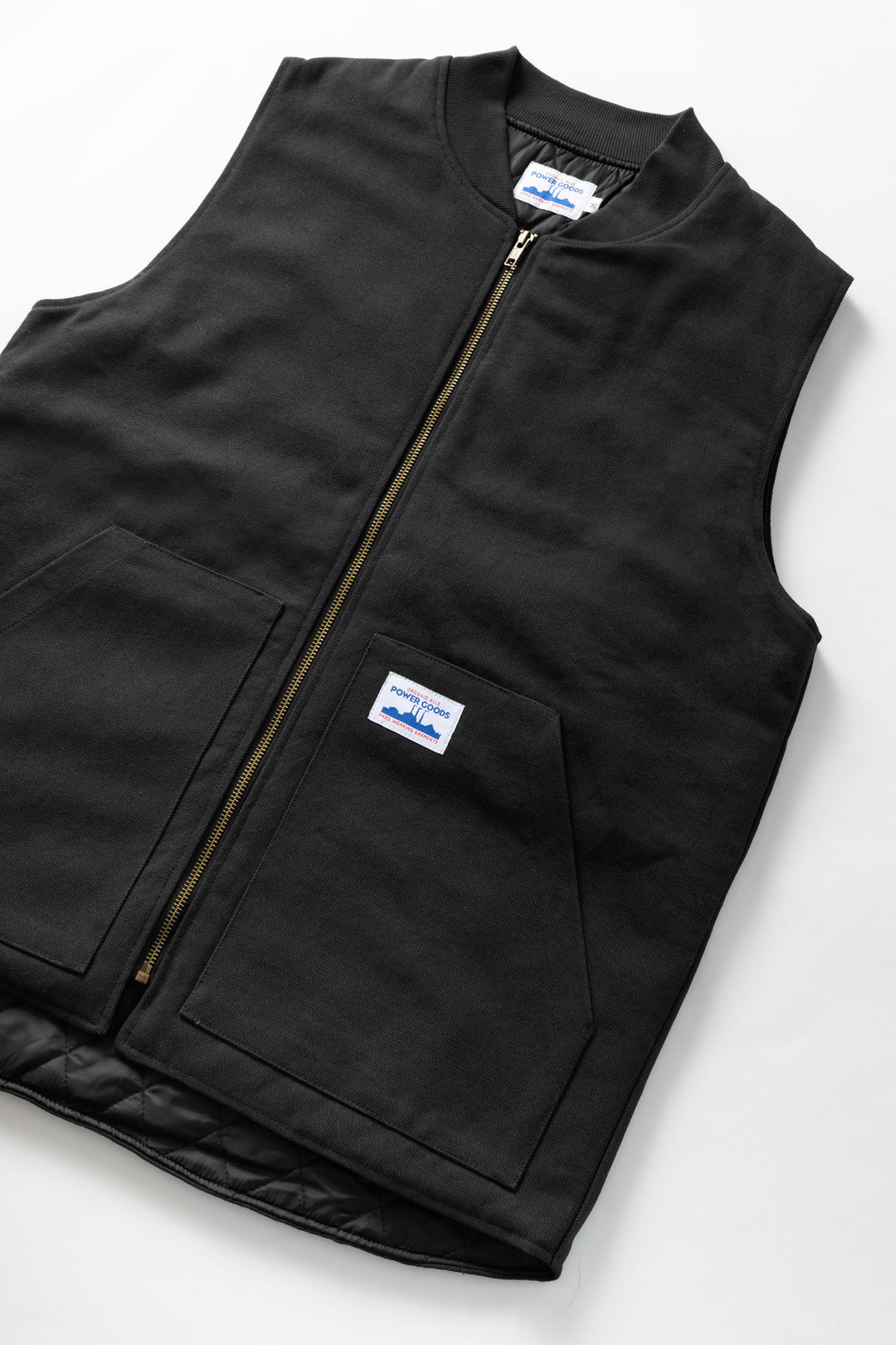 Power Goods - Canvas Work Vest - Black