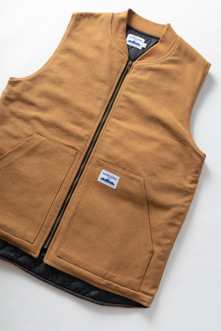 Power Goods - Canvas Work Vest - Brown