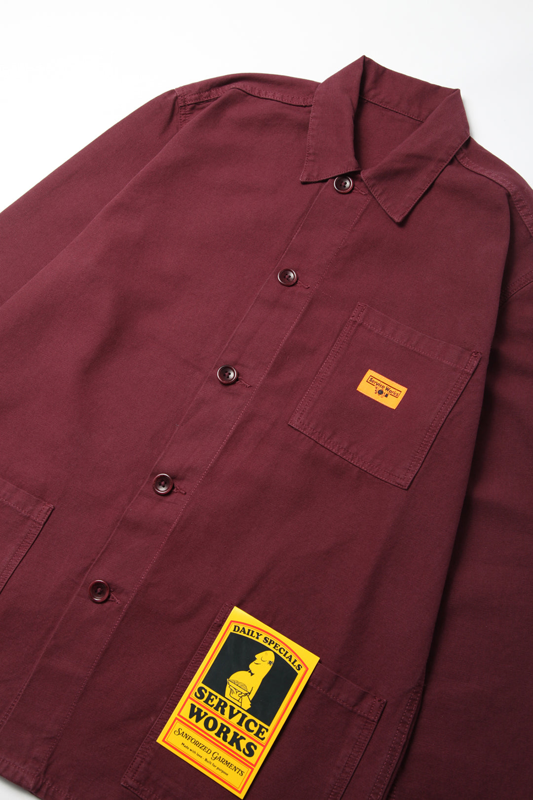 Service Works - Coverall Jacket - Burgundy