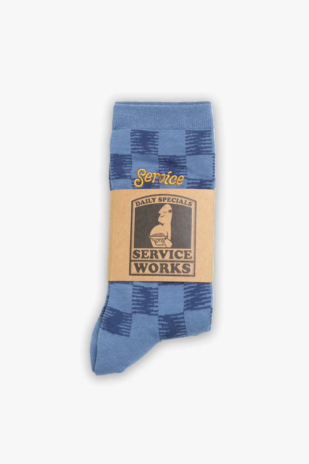 Service Works - Checker Socks - Blue