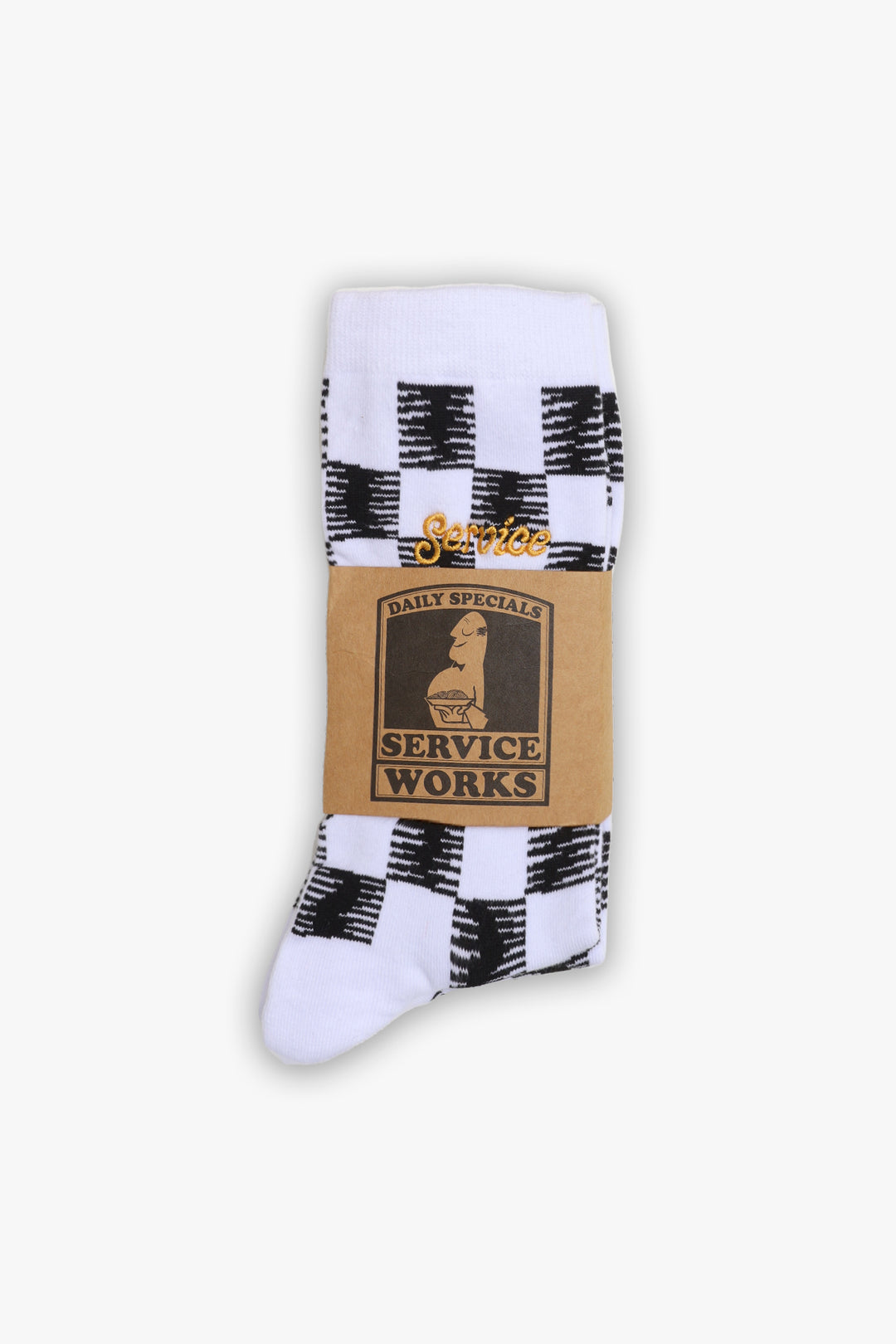 Service Works - Checker Socks - Mono