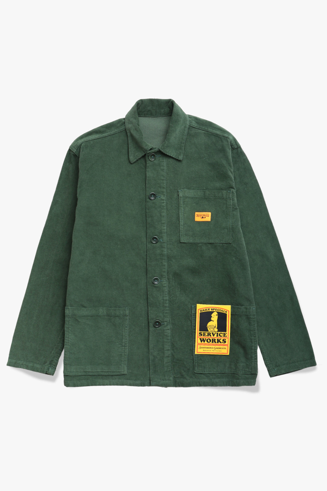 Service Works - Corduroy Chore Shirt- Forest