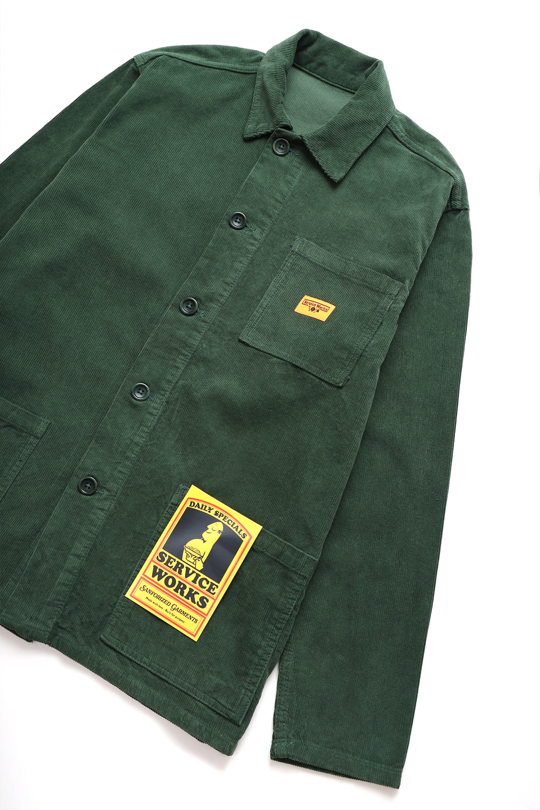 Service Works - Corduroy Coverall Jacket - Forest