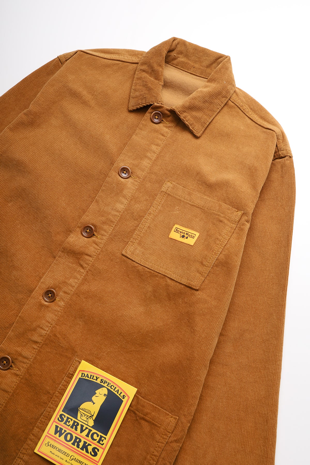 Service Works - Corduroy Coverall Jacket - Pecan