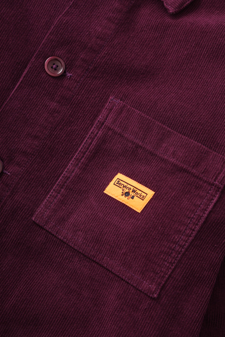 Service Works - Corduroy Chore Shirt - Plum