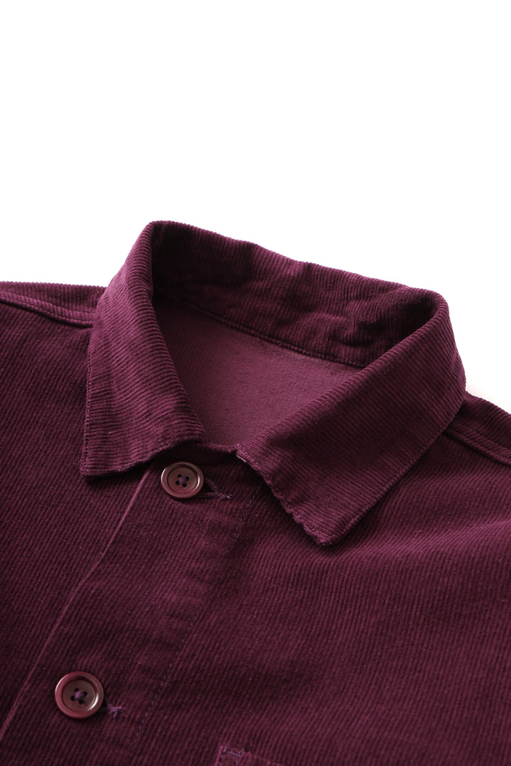Service Works - Corduroy Chore Shirt - Plum