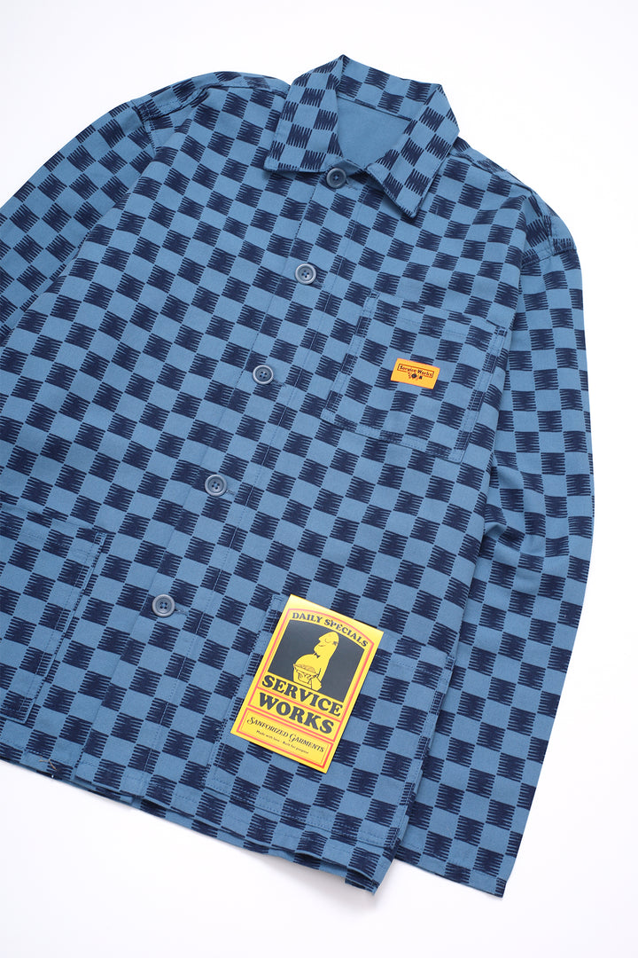 Service Works - Classic Chore Shirt - Blue Checker