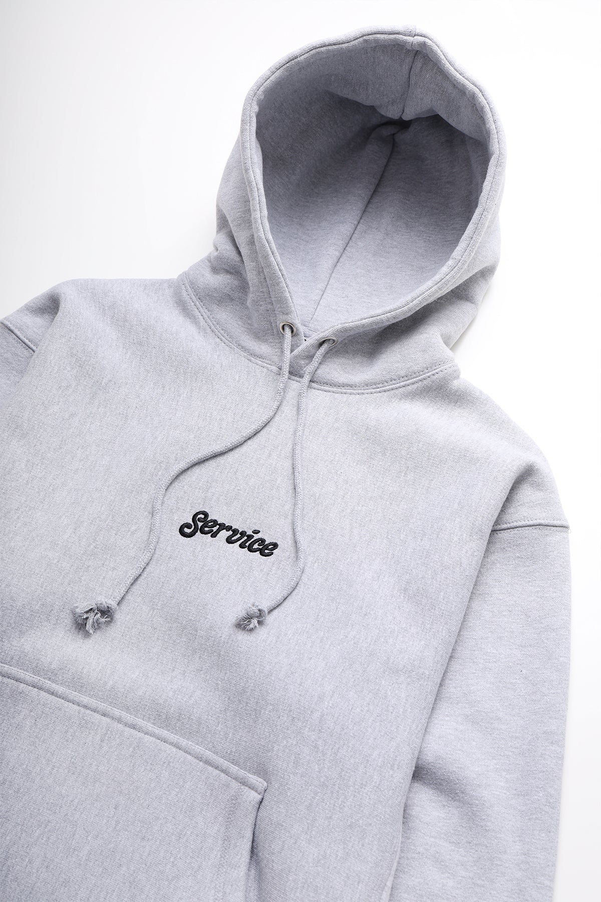 Service Works - 12oz Service Embroidered Hoodie - Grey