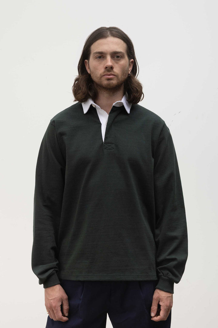 Opensider - Classic Rugby Shirt - Forest