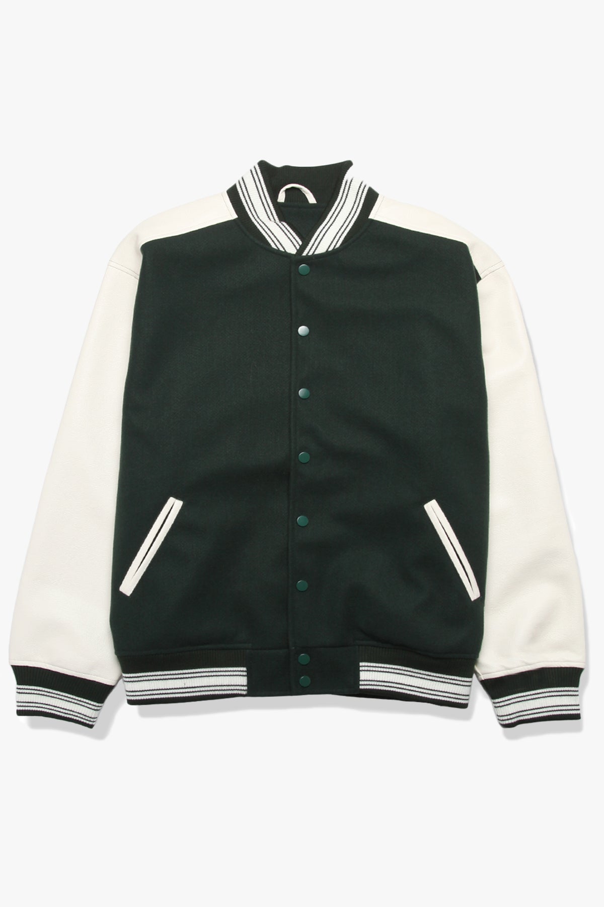 TRS - Vegan Varsity Jacket - Green