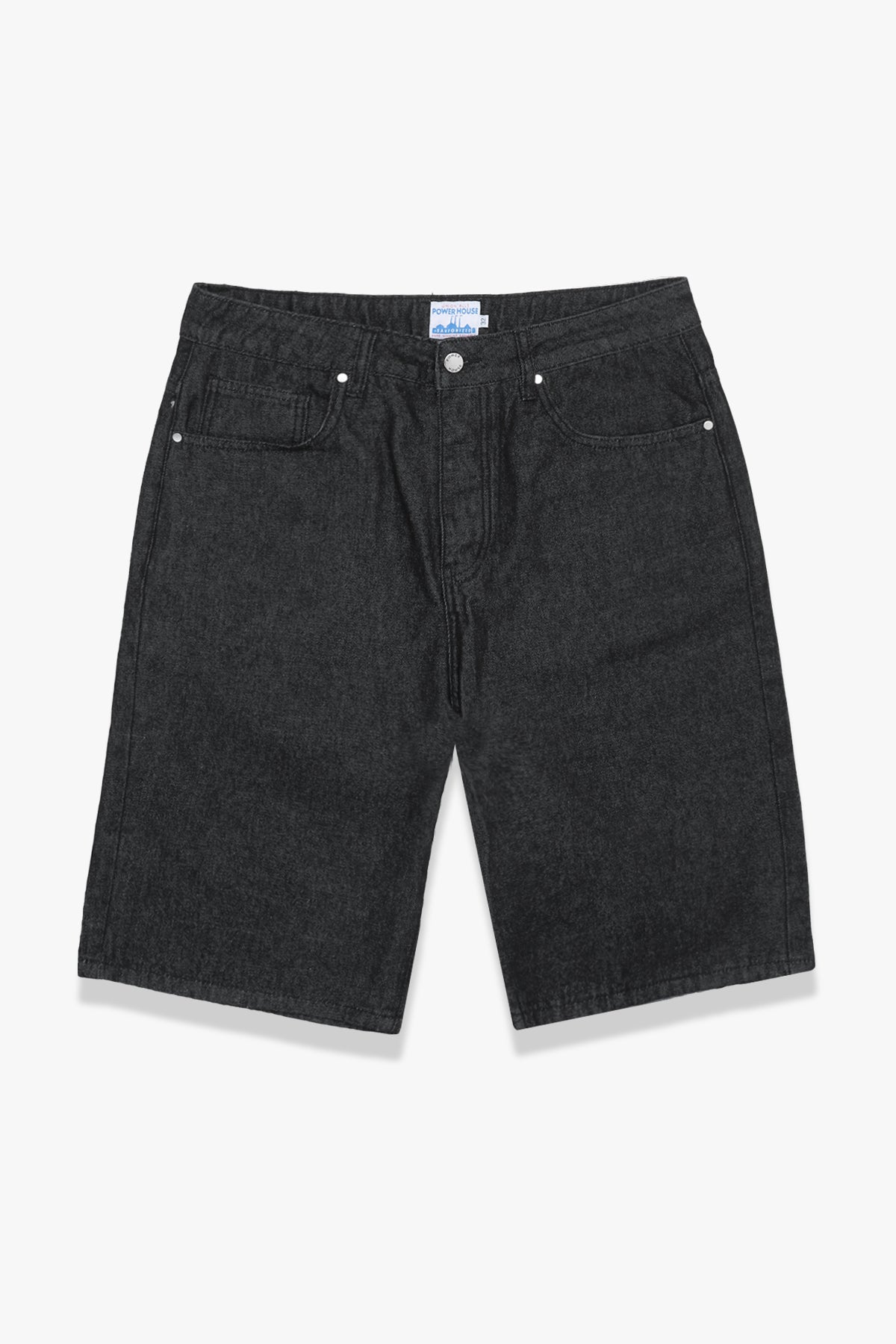 Power House - 90's Denim Shorts - Washed Black