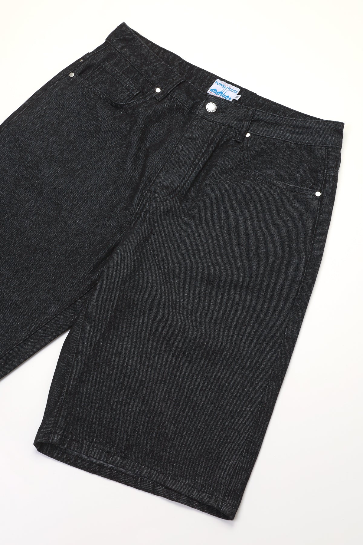Power House - 90's Denim Shorts - Washed Black