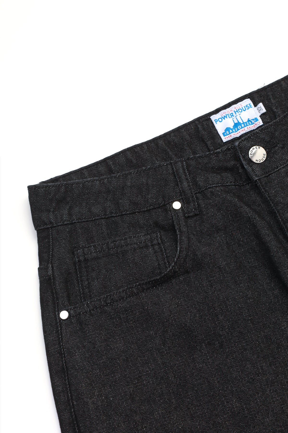 Power House - 90's Denim Shorts - Washed Black