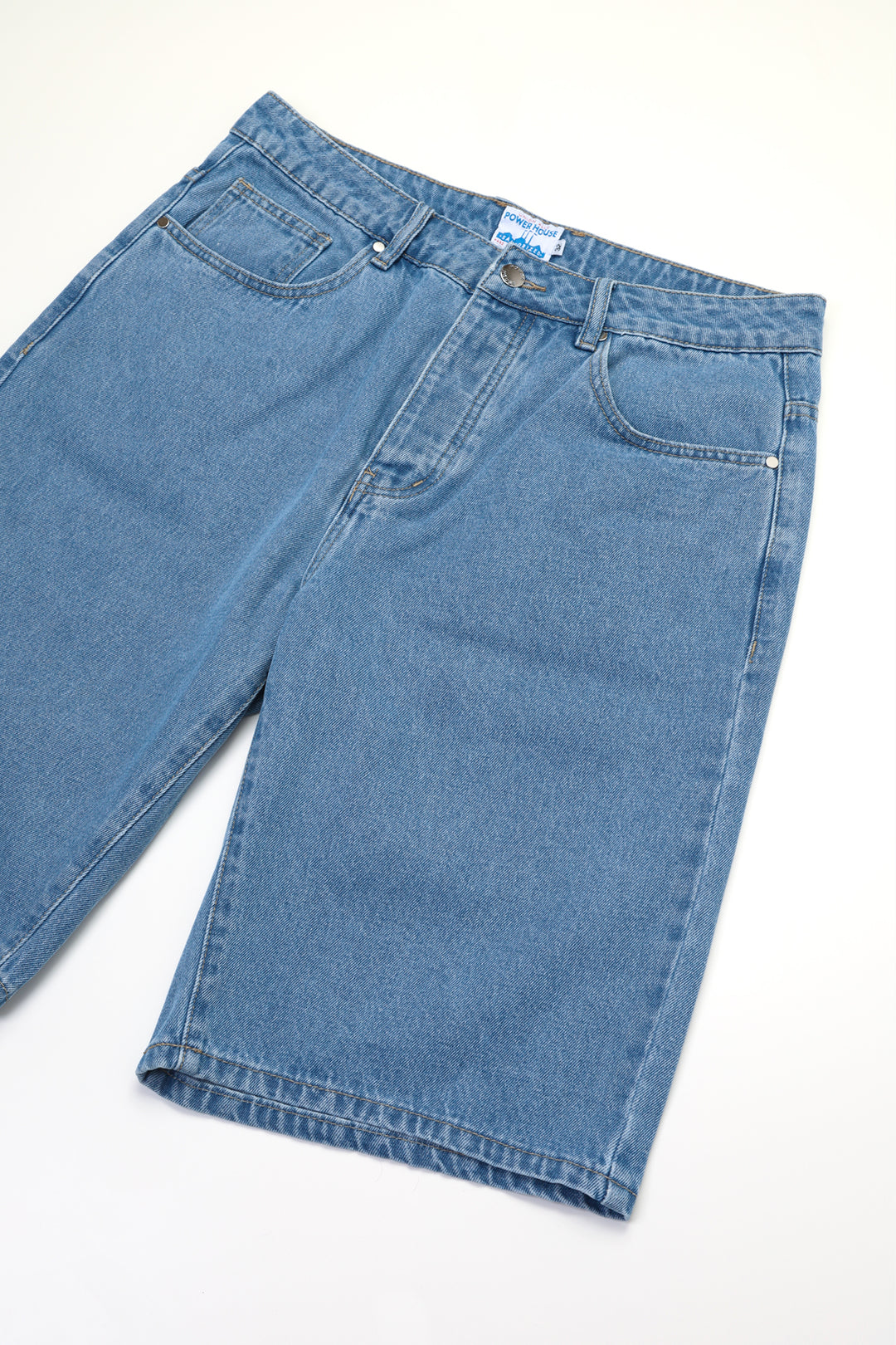 Power Goods - 90's Denim Shorts - Washed Blue