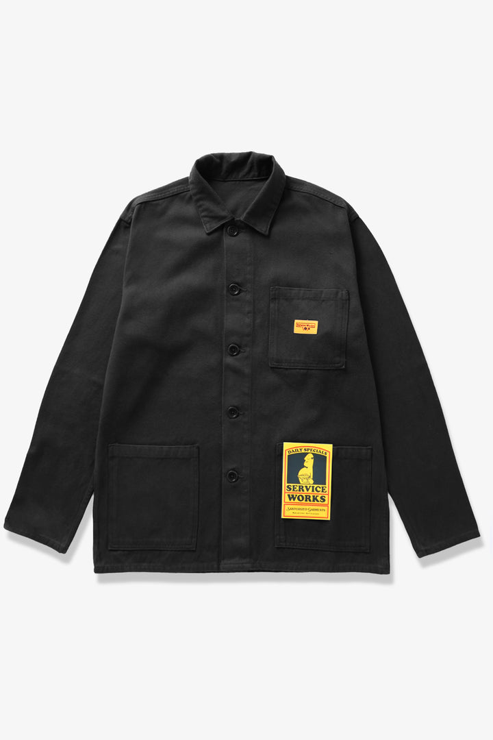 Service Works - Moleskin Chore Shirt - Black