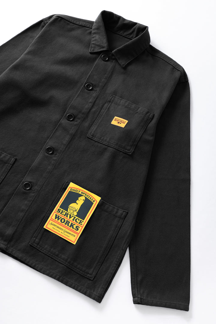 Service Works - Moleskin Chore Shirt - Black