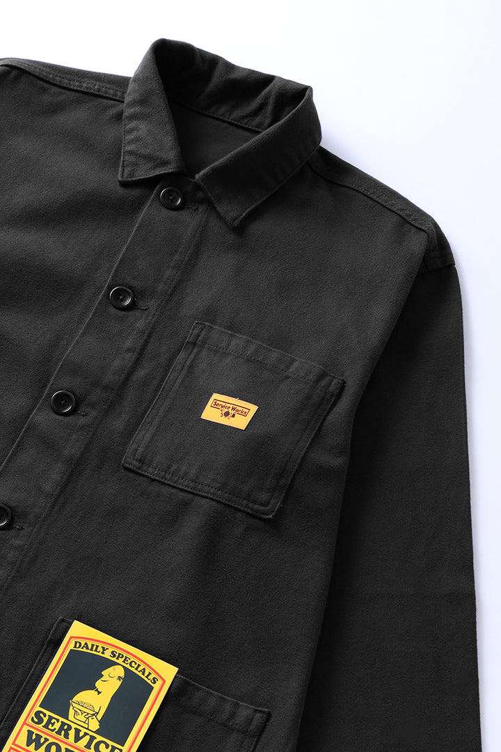 Service Works - Moleskin Chore Shirt - Black