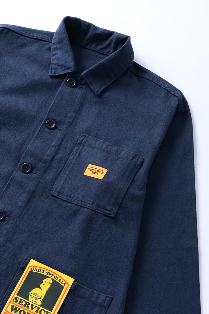 Service Works - Moleskin Coverall Jacket - Navy