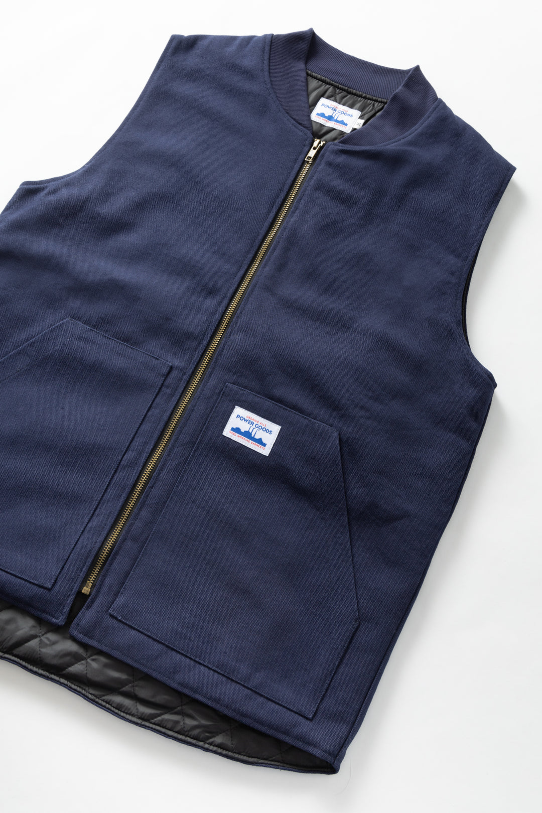 Power Goods - Canvas Work Vest - Navy Blue