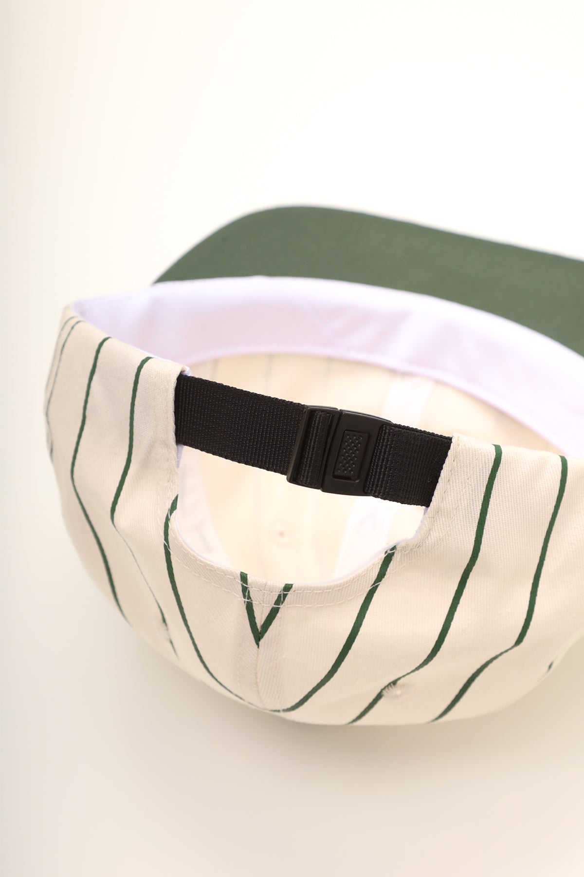 Power House - Perfect 6-Panel Cap - Striped Green
