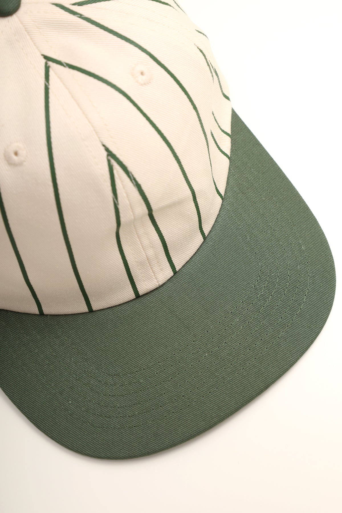 Power House - Perfect 6-Panel Cap - Striped Green