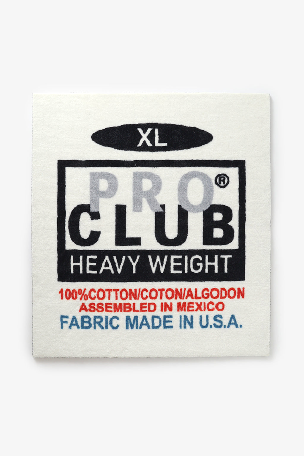 Pro Club Heavyweight Label Rug