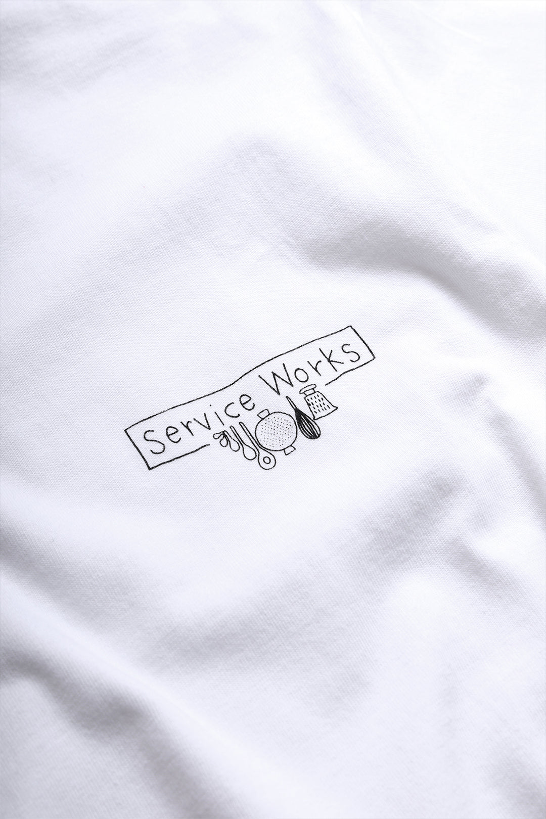 Service Works - Scribble Logo Tee - White