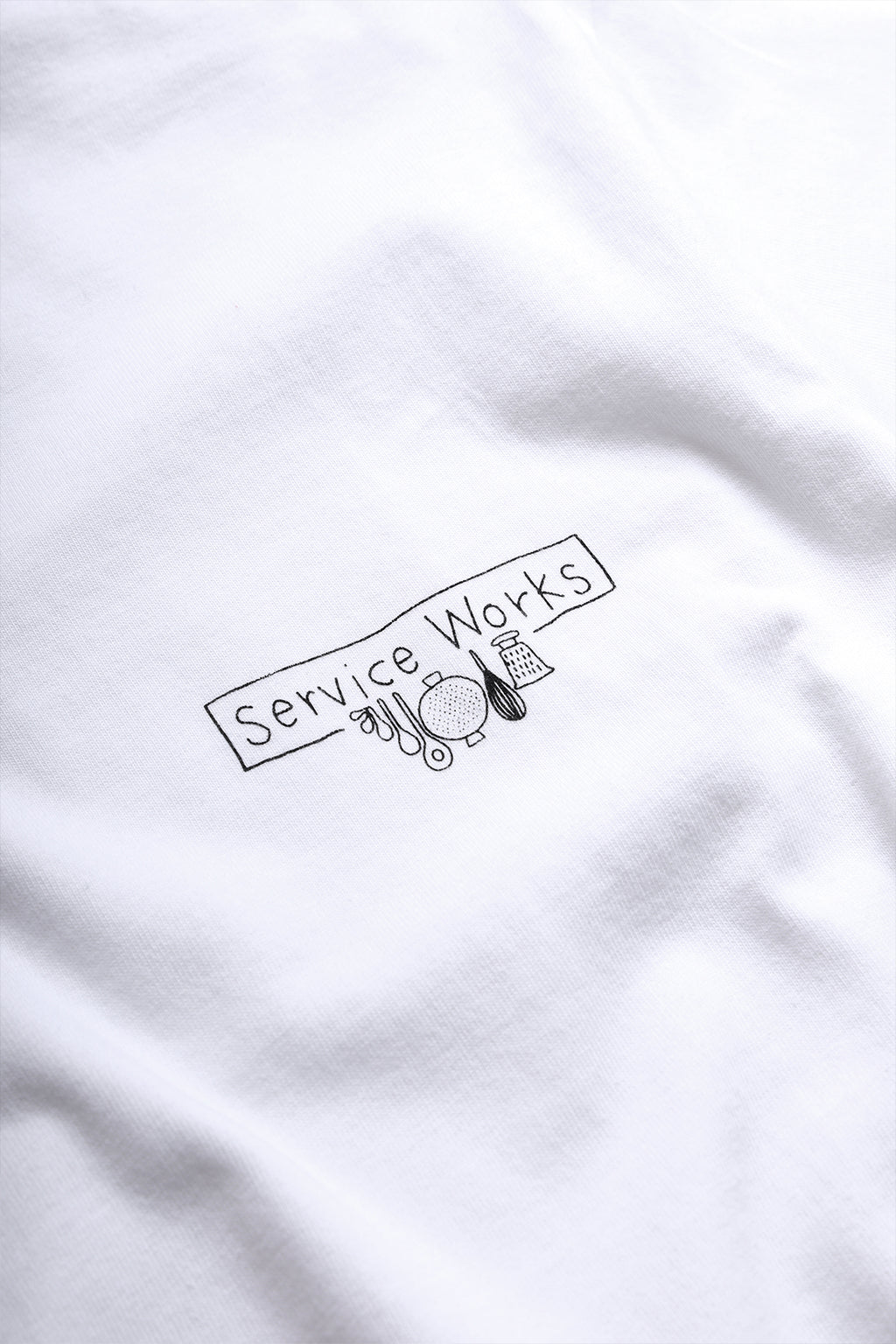 Service Works - Scribble Logo Tee - White