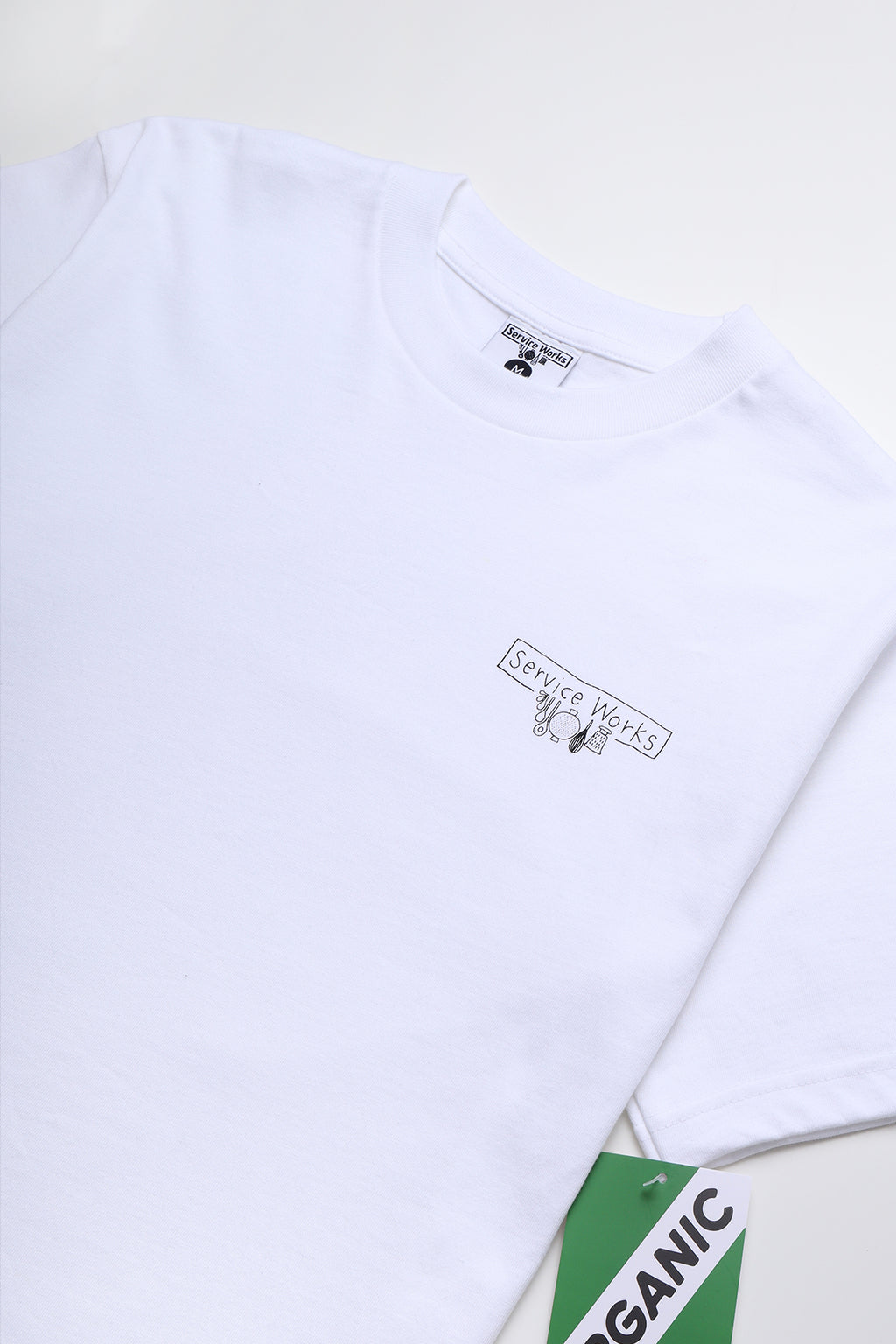 Service Works - Scribble Logo Tee - White