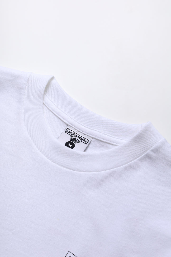 Service Works - Scribble Logo Tee - White