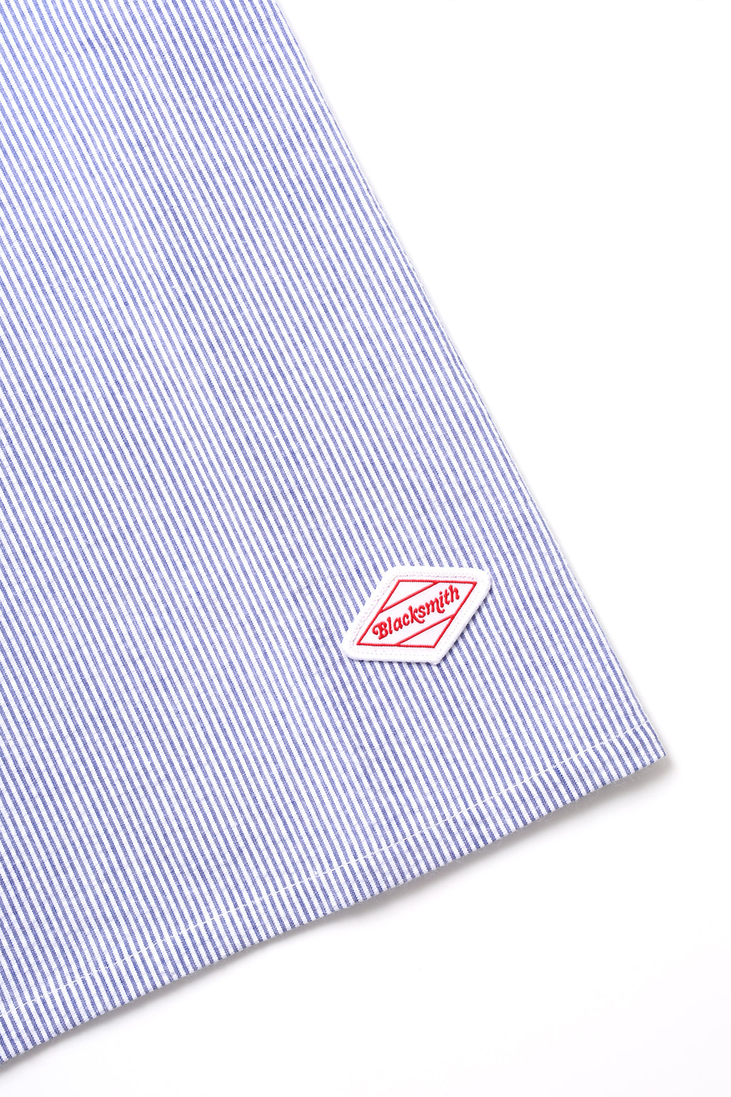Blacksmith - Short Sleeved Popover Shirt - Blue Seersucker
