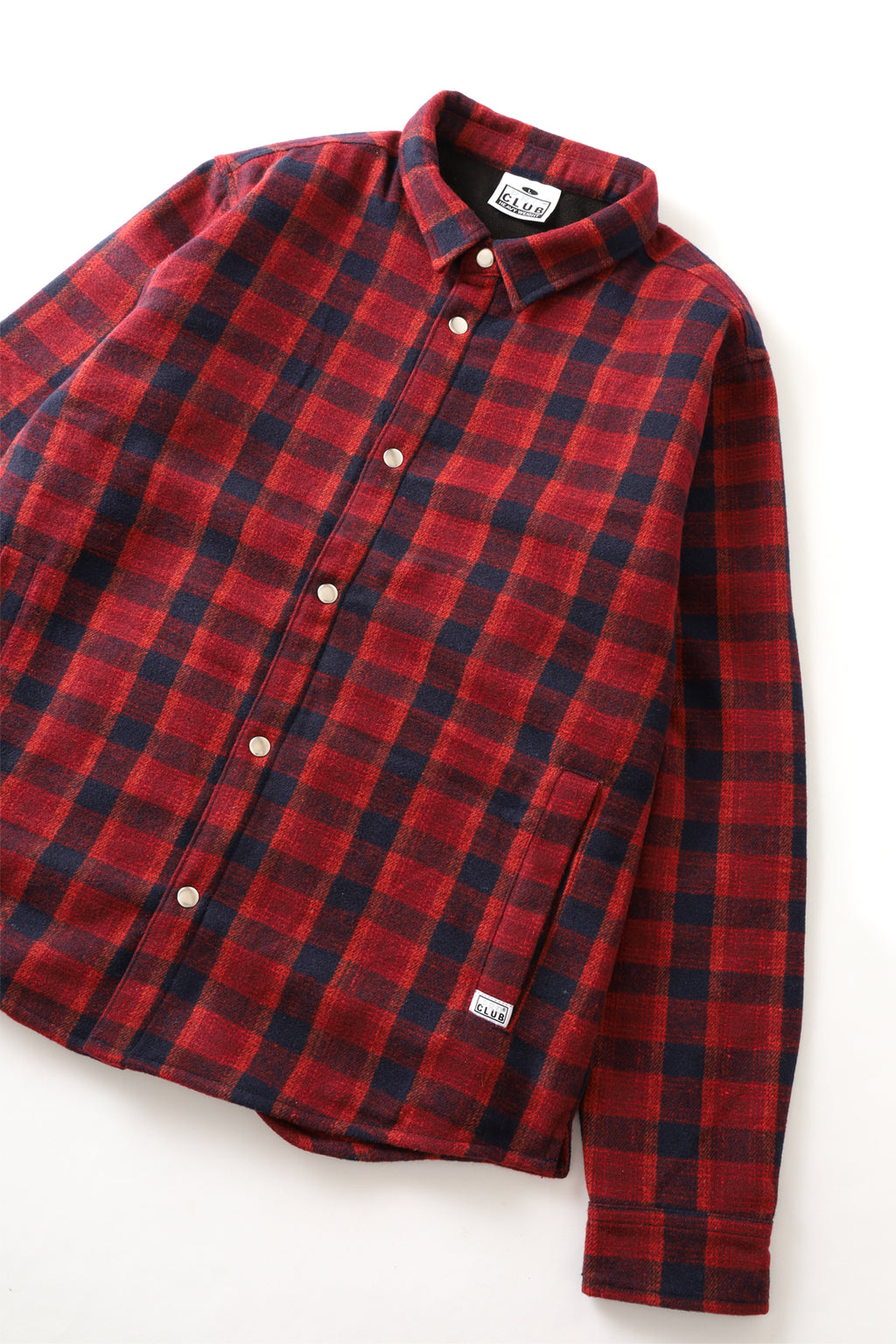 Pro Club - Flannel Work Shirt - Red/Navy