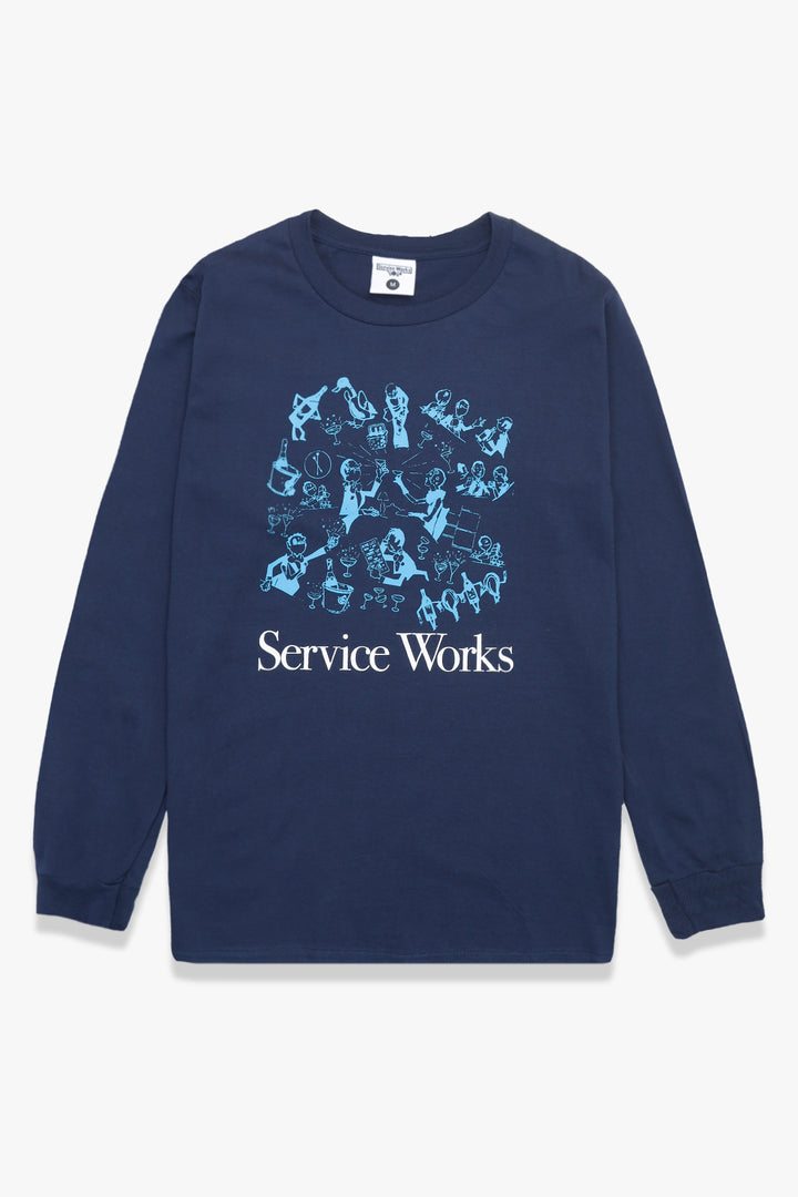 Service Works - Soiree Long Sleeve Tee - Navy