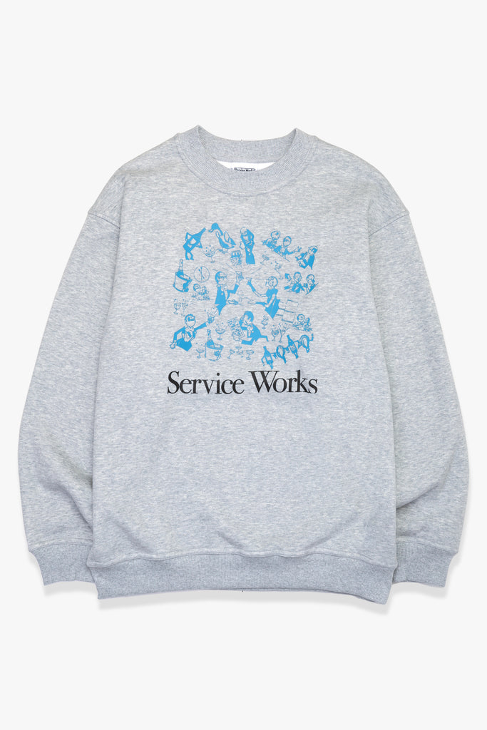 Service Works - Soiree Crewneck - Grey