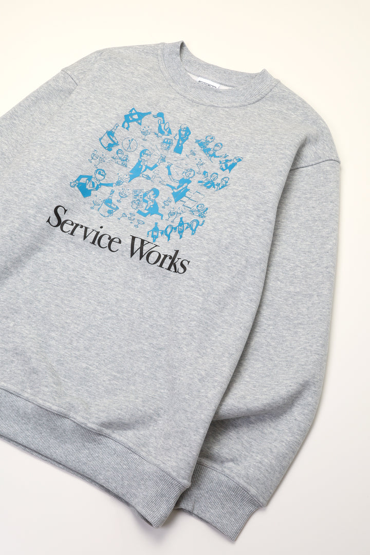 Service Works - Soiree Crewneck - Grey