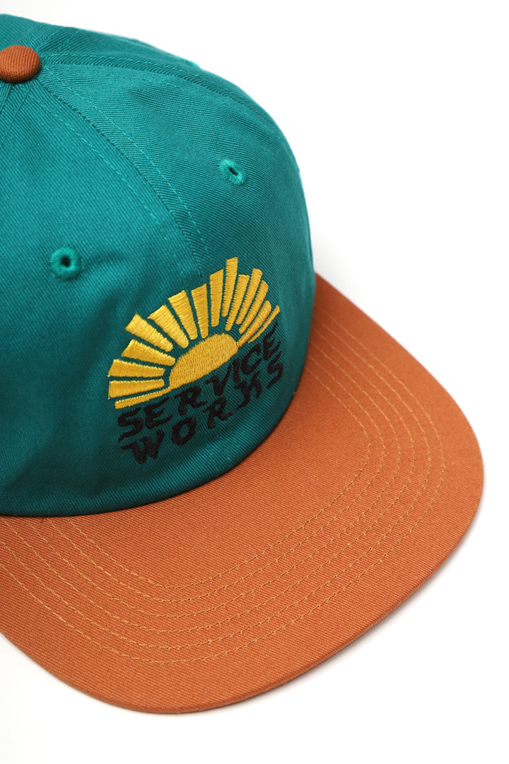 Service Works - Sunny Side Up Cap - Teal/Brown